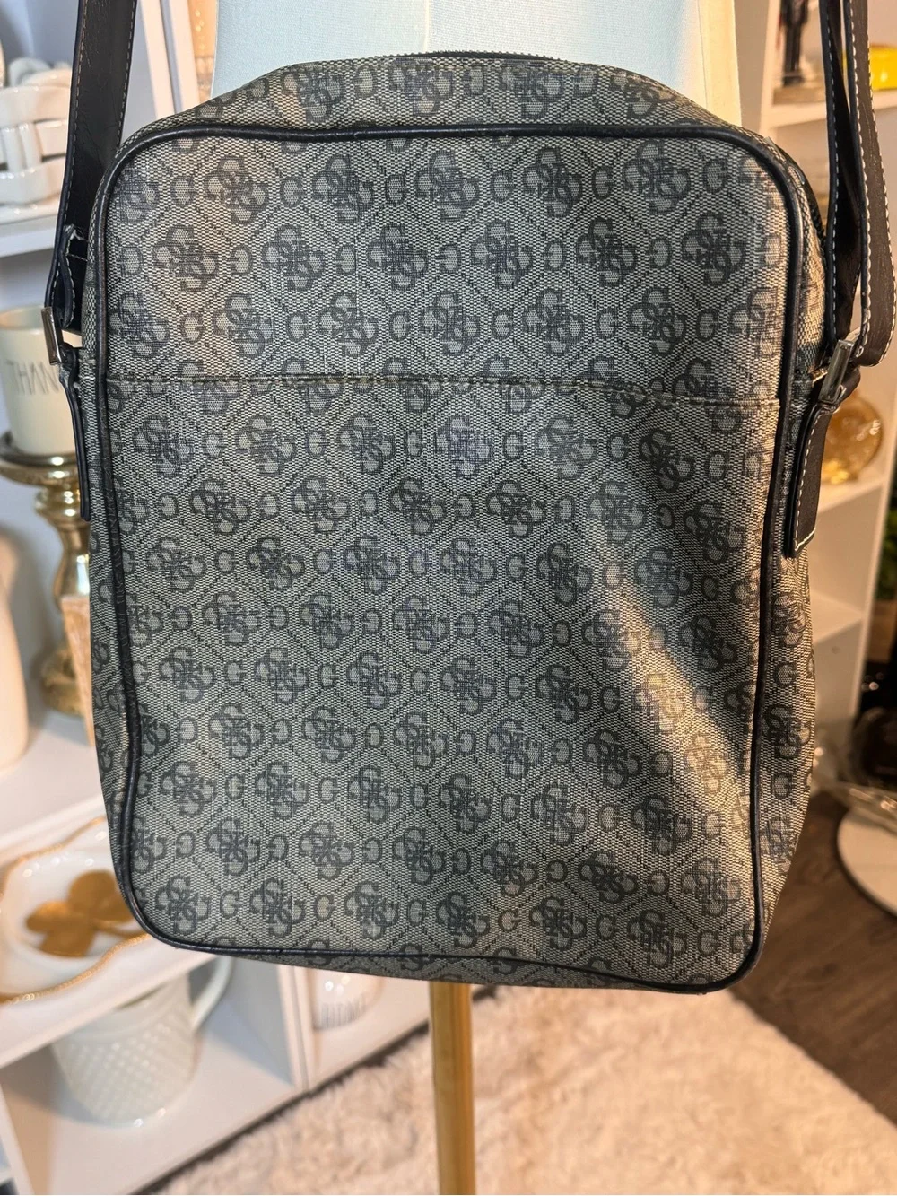 Guess Vezzola or Boston Monogram Crossbody Bag